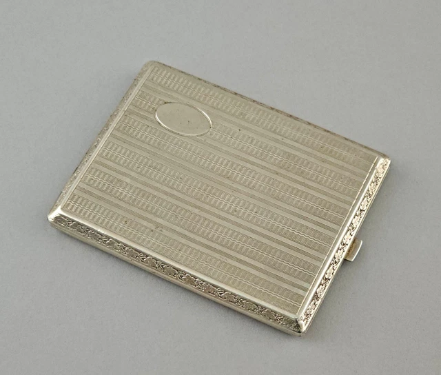 A-9430063 ÉTUI À Cigarettes en Argent 900 Argent 10x7,5cm EUR 980,40 - PicClick FR