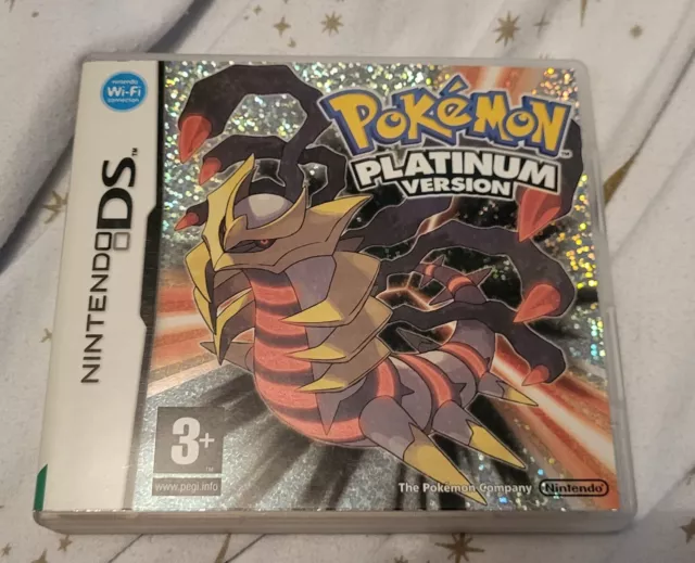 Genuine Pokemon Platinum Nintendo DS 2009 Game + Box + Manual Complete Rare