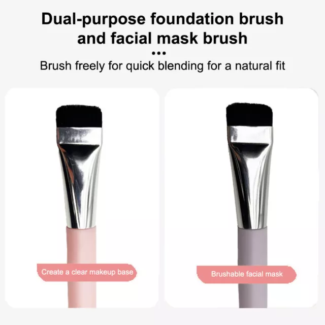 One Line Foundation Brush One Line Do Not Eat Powder Flat Head Facial Mask Brush