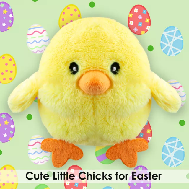 VFM - Baby Chick Soft Easter Toy 10cm - Super Soft Cuddly (2 Pack) 3