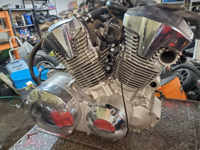2007 Honda Shadow VT 1100 VT1100 Sabre Motor Running Engine