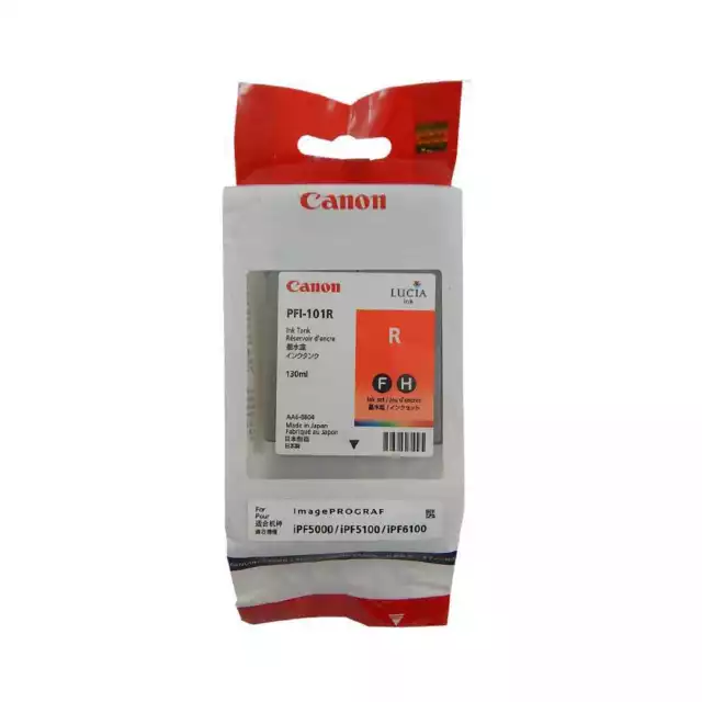 Canon Ink Tank PFI-101R Rot, 0889B001, ca. 130ml, Original, 2009-2011