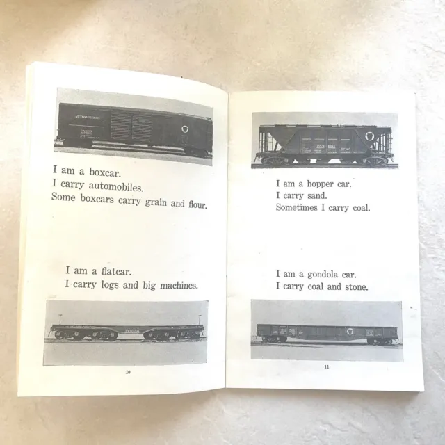VTG 1940s Railroad Ephemera Children’s Lot - 2 Booklets + 6 Ft Banner/Streamer 4