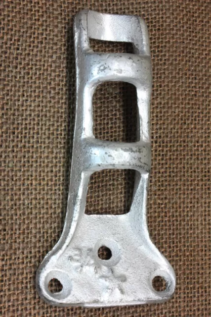 Old Flag Bracket 3/4” Pole Banner Holder Galvanized Cast Iron Vintage NOS Stock