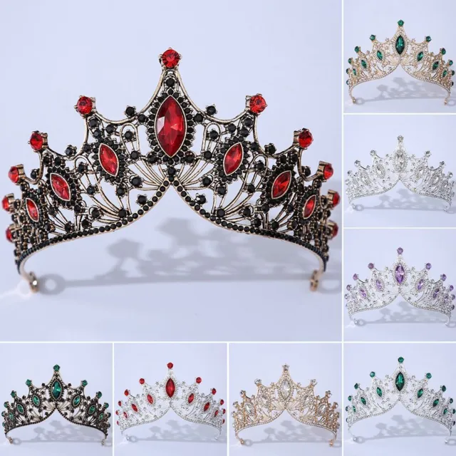 Accessories Wedding Headband Queen Diadem Rhinestone Headwear Bridal Crowns