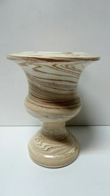 Isobel Australian Pottery Studio Ceramics Agate Vase Urn Swirled Coloured Clay