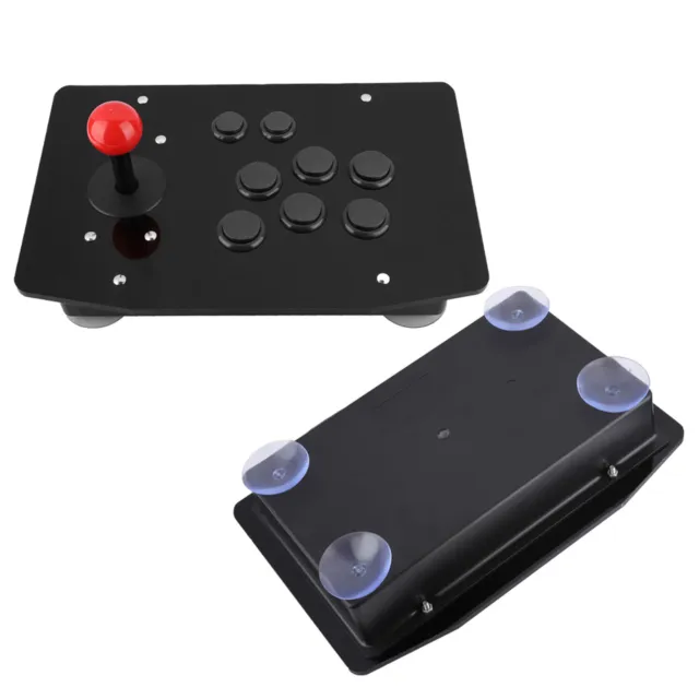 Arcade Rocker Game Joystick 8 Button Game Handle Controller(Black) SP5