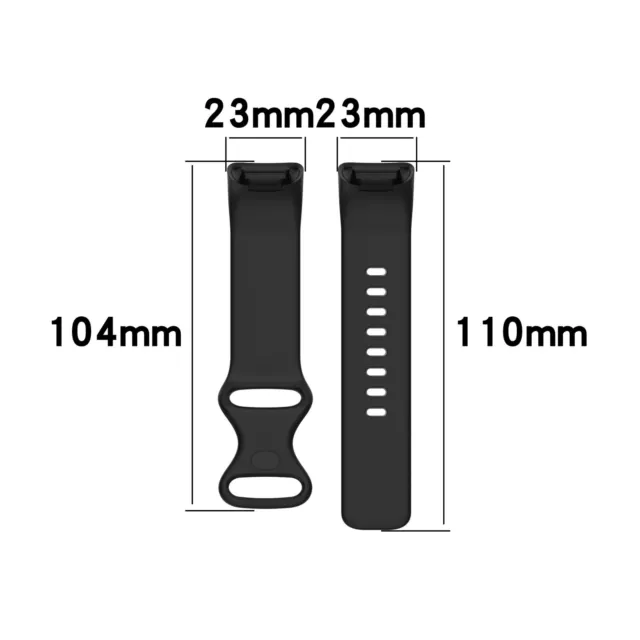 For Fitbit Charge 5/Charge 6 Soft Silicone Sports Replacement Watch Band Strap 3