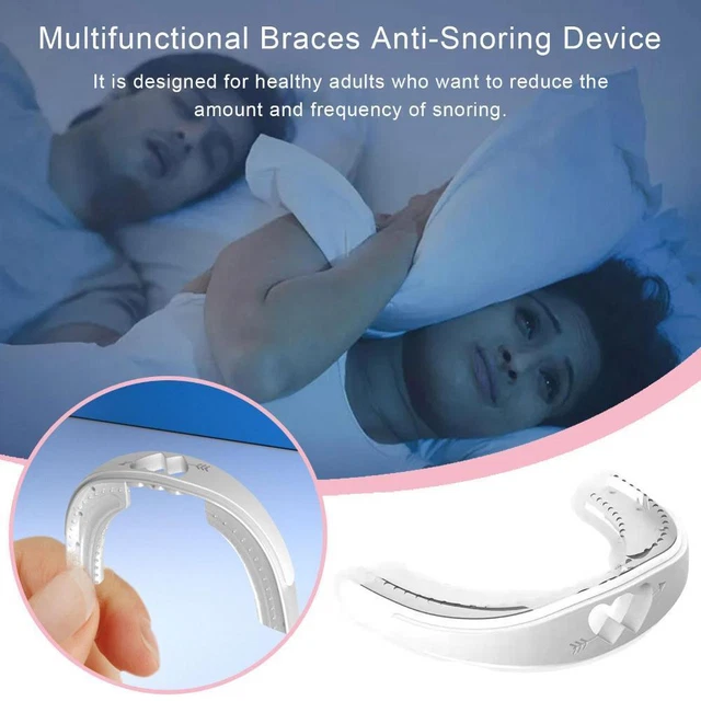 Anti Snoring Night Guard Device Sleep Aid Stop Apnoea I9A3