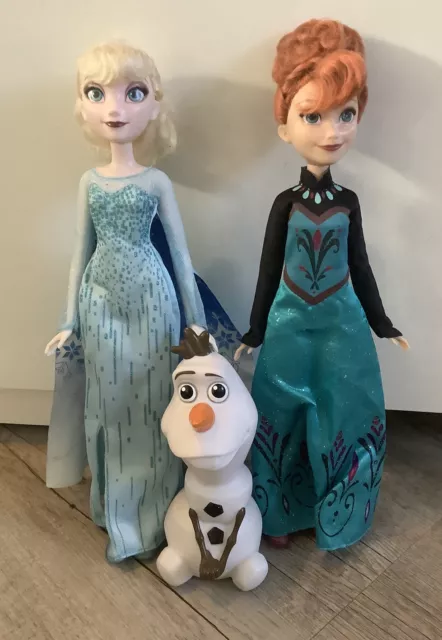 Disney Frozen dolls, Elsa, Anna And Olaf  Bundle Set (N6)