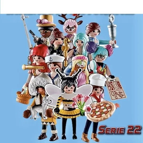Personnage Playmobil Série 22 - Marinière Steel Punk, Occasion Comme Neuf
