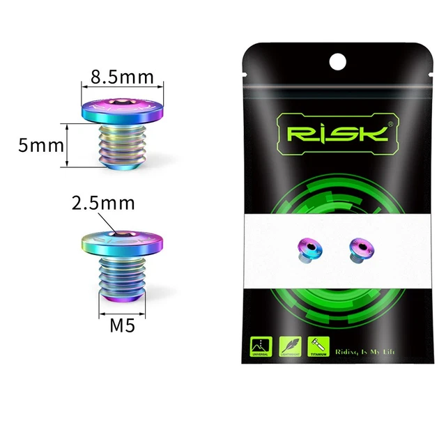 Guaber Lot de 2 leviers de frein de 10 mm, vis de réglage pour poignée de frein de vélo, leviers de frein, leviers de poignée de frein, vis de réglage, violet