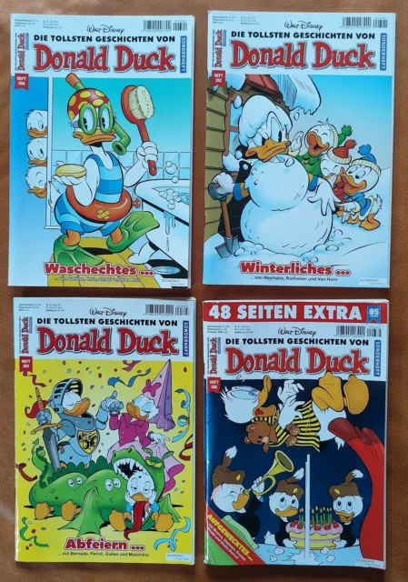 Die tollsten Geschichten von Donald Duck - 4 Sonderhefte -  385, 390, 392, 393