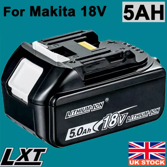 NEW! 18V 5，0 Ah Battery For Makita BL1860 LXT Li-ion BL1830 BL1850 BL1840