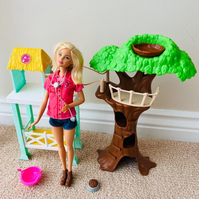 Barbie animal rescuer doll & playset hot sale