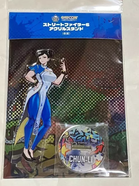 Street Fighter 6 Acrylic Stand Chun-Li CAPCOM Limited prize New