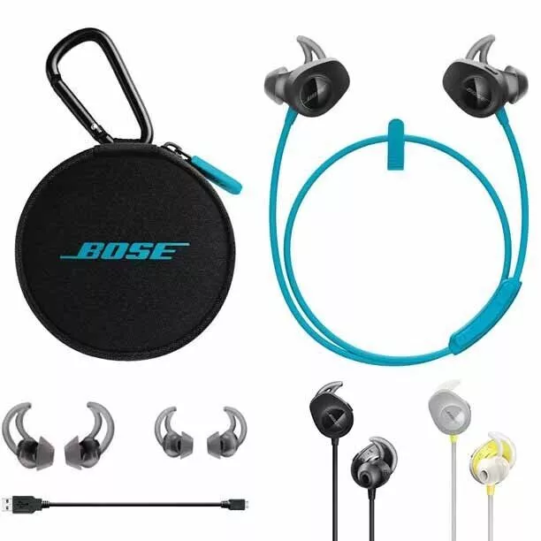 Bose SoundSport Wireless Bluetooth In-Ear Headphones Sweat-Resistant Headphones