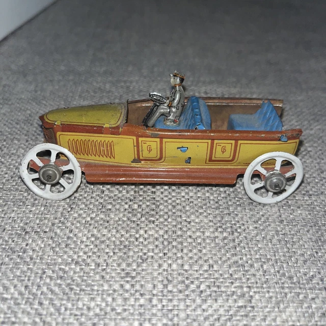 GEORGES FISCHER PENNY TOYS LIMOUSINE AVEC CHAUFFEUR MADE IN GERMANY