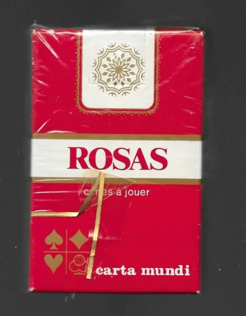 jeu de 54 cartes ROSAS Carta Mundi sous blister
