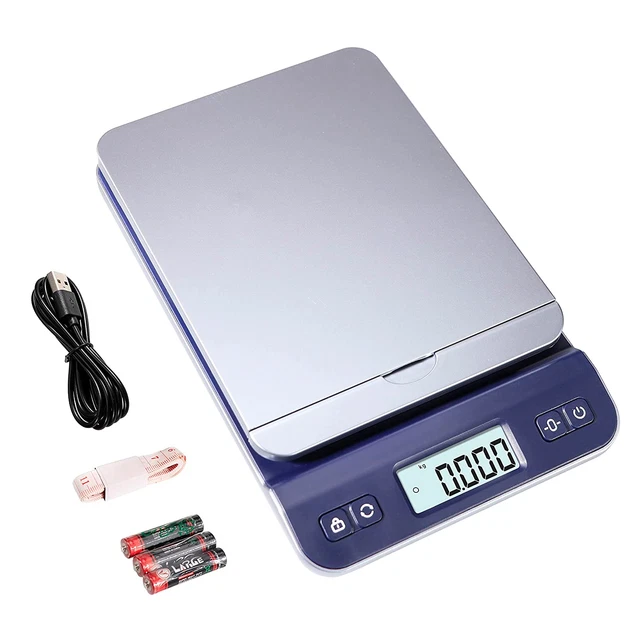 Scala postale digitale UNIWEIGH 39 kg/86 libbre, scala spedizione pacchi, posta per