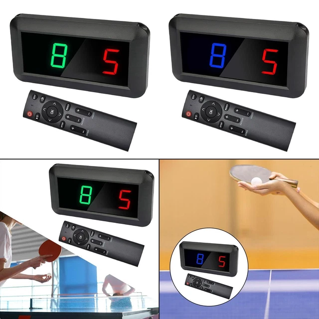 Tableau De Scores Électronique LED 1,5 Pouces Avec Télécommande - Pour Basketball, Volleyball, Sports