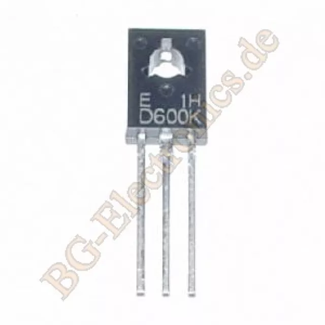 1 x 2SD600 NPN Power Transistor 8W 120V 120V 1,0A  Sanyo TO-126 1pcs