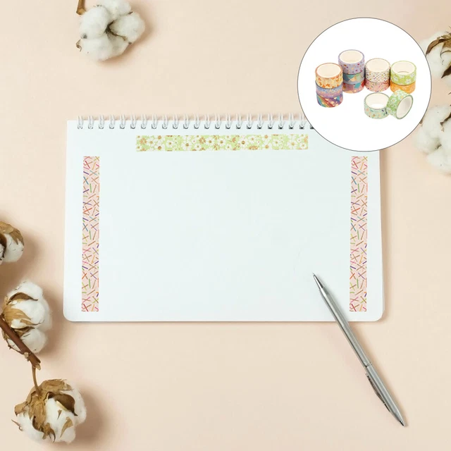 12 rouleaux décoratifs Washi bricolage ruban de masquage journal Scrapbook 12