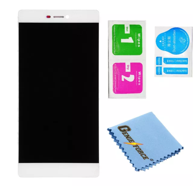 ✅ LCD Écran Tactile Verre Digitizer +Cadre Pour Huawei Ascend P8 - Blanc 2