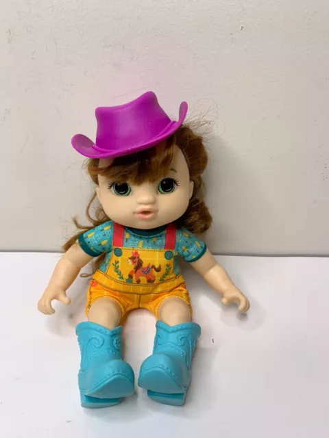 Littles by Baby Alive Lil Pony Ride Replacement Mandy Cowgirl Doll Green Eyes