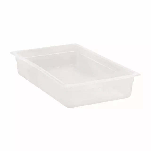 Cambro Polypropylene 1 / 1 Gastronorm Tray in Clear - Depth 100 mm - 13 L