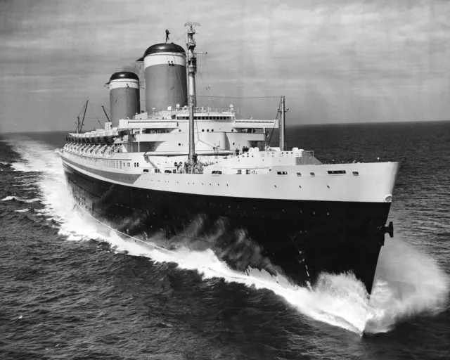 New 8x10 Photo: Ocean Liner SS UNITED STATES, Last Blue Riband Cruise Ship