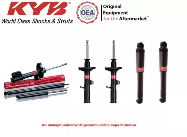 Kit 4 Ammortizzatori a Gas Kayaba KYB Excel-G Toyota Prius ZVW3 1.8 Hybrid