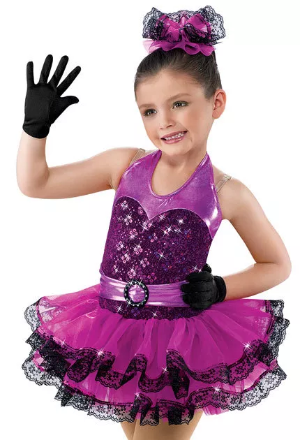 NEW Weissman "Fab"  Dance Costume Skate Dress Jazz Tap Twirl Ballet 5675 Child