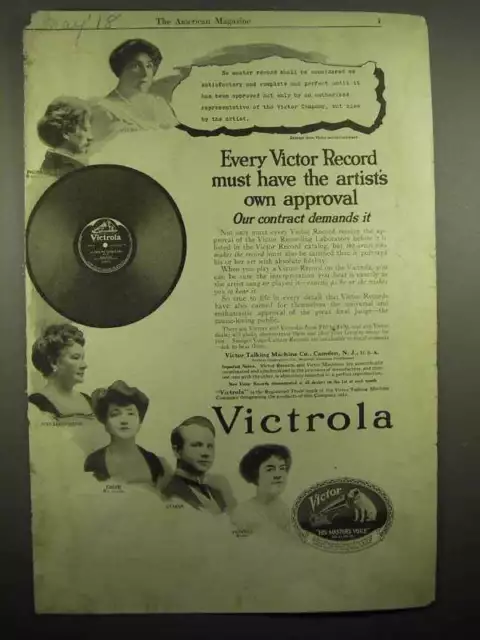 1918 Victor Records Ad - Melba, Paderewski +