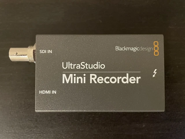 Blackmagic Design UltraStudio Ultra Studio Mini Recorder + 2 Thunderbolt Cables