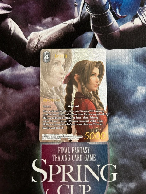 AERITH FOIL FULL Art Promo - PR-157 - PSA 10 - Final Fantasy TCG