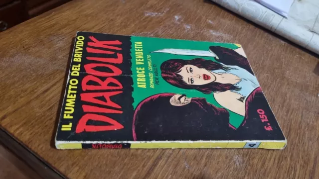 Diabolik Originale  1°Prima Serie N.   4  Edizione Sodip Anno 1964