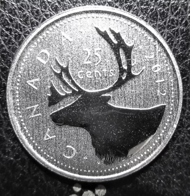 2012 Canada 25 Cents Specimen - Uncirculated Quarter from Specimen Set