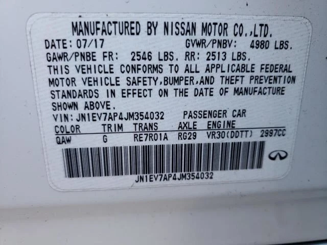 Info-GPS-TV Screen Display Screen Dash Fits 18-19 INFINITI Q50 8007114