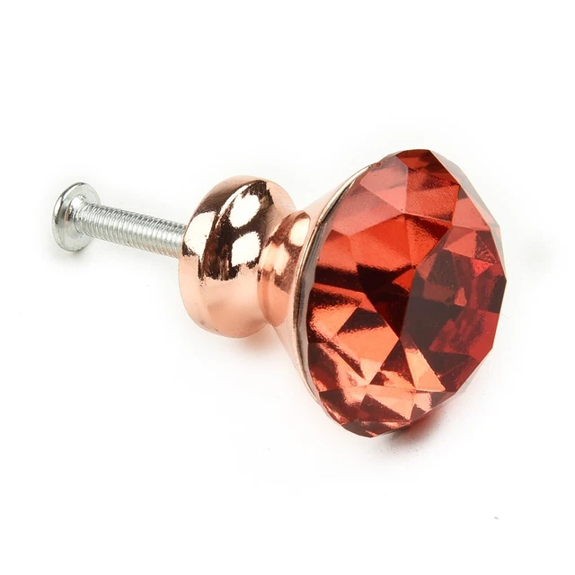 Rose&gold Strass Poignée de Porte Armoire/Tiroir/Armoire Wardrobe Pull-Handle