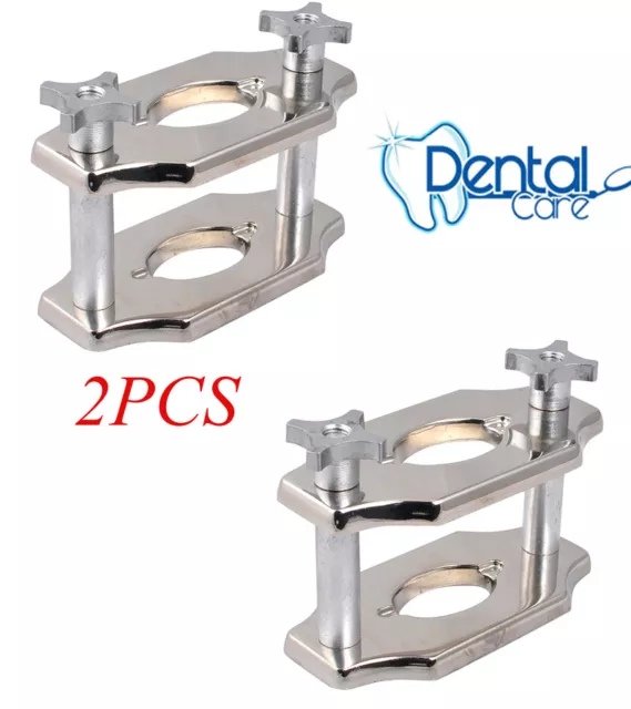 2PCS Dental Reline Jig Single Compress Press Lab Equipment For Dentist FDA