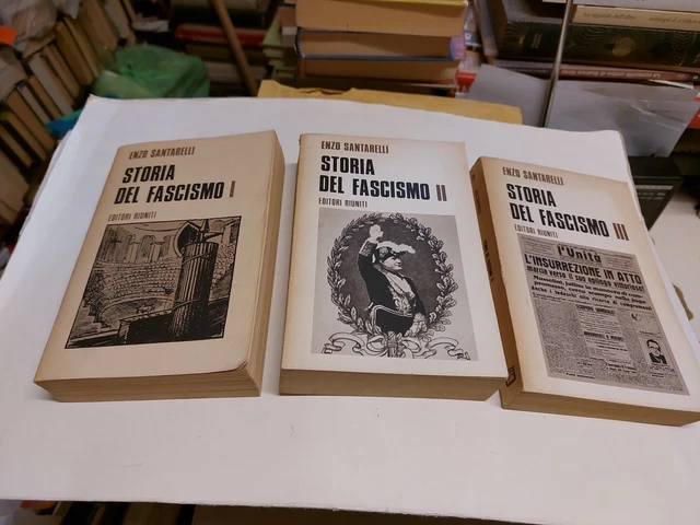 E. SANTARELLI-STORIA DEL FASCISMO ED RIUNITI-1973, 3 voll 27n23