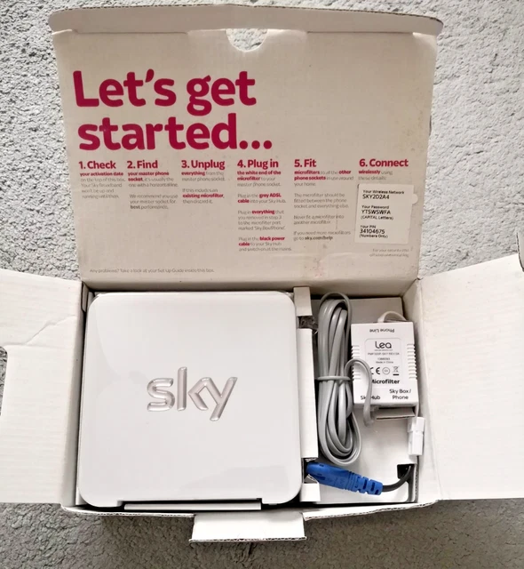 USED SKY HUB Router Broadband model SR204. 31.00 - PicClick UK