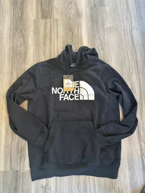 The North Face Logo Half Dome Boxy Pullover Heavy Hoodie Sweatshirt Mens Large