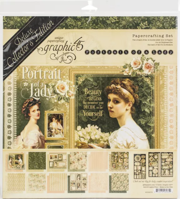 Grafik 45 Deluxe Sammleredition Pack 12""x12""-Porträt einer Dame G4502273