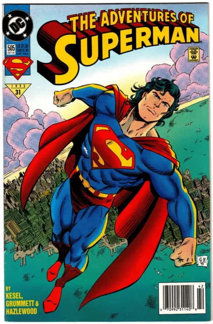 The Adventures of Superman #505 Newsstand (DC Comics, 1993) FN