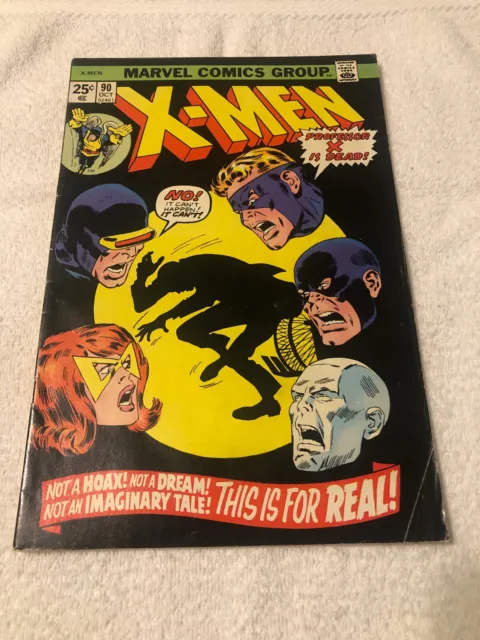 1974 THE X MEN Vol 1 #90 MARK JEWELERS VARIANT MARVEL MCU Uncanny MID GRADE