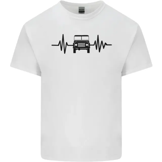 4X4 Heart Beat Pulse Off Road Roading Mens Cotton T-Shirt Tee Top