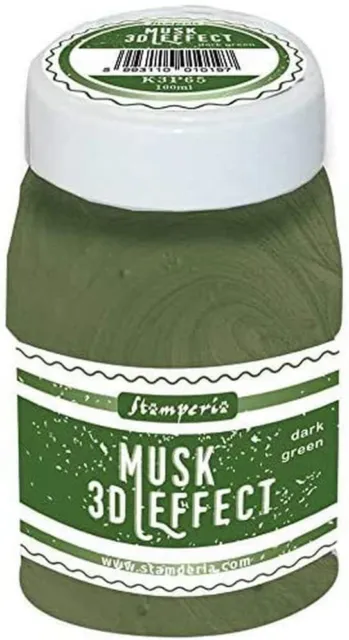 100 ml di Pasta 3D Musk Effect effetto muschio verde scuro Dark Green
