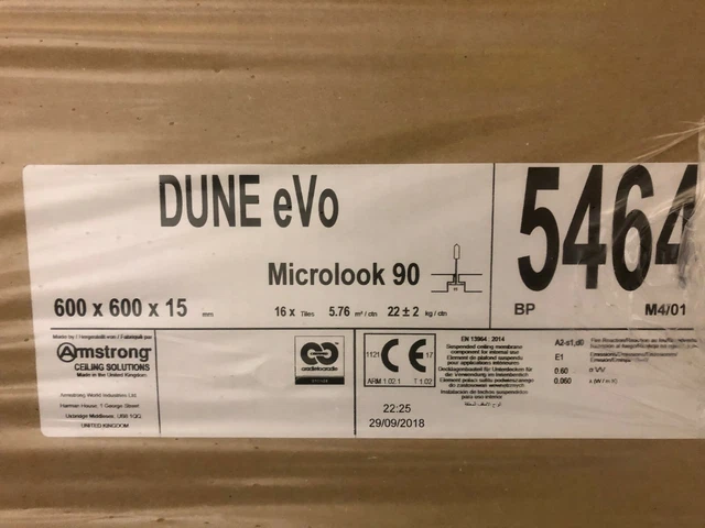 Armstrong ceiling solutions DUNE EVO Microlook 90 (5464)